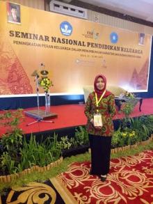 Ketua TP PKK Kuansing Hadiri Seminar Nasional Pendidikan Keluarga
