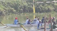Lomba Perahu Naga Di Sungai Silugonggo
