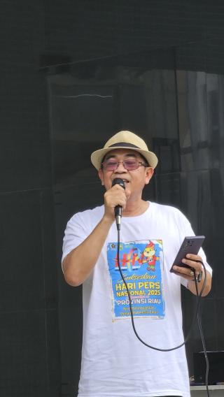 Ditandai dengan Pemukulan Gong, PWI Riau memulai Kick-Off HPN 2025