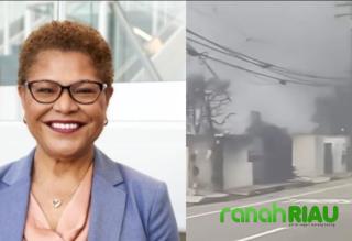 Wali Kota Los Angeles Buru-buru Pulang dari Ghana, Netizen Kritik Sang Pejabat Soal Kebakaran Hebat