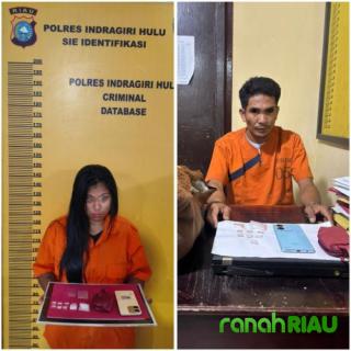 Serumah Tanpa Status, Sembunyikan Sabu di Bantal: Cinta Gelap Berujung Borgol di Peranap
