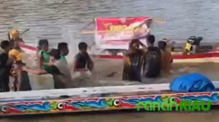 Miris..! Oknum Atlet Jalur Lancang Kuning Datuak Panglimo Dalam Amuk Kapal Milik Jalur Untung Sakato