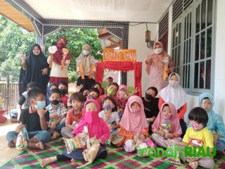 Dosen Politeknik Bengkalis gagas Puppet show untuk Pengabdian masyarakat