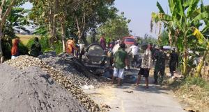 Hanya Satu Kendala di Pembangunan Jalan TMMD