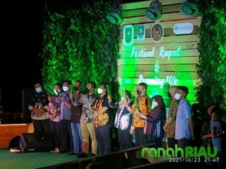 Malam Festival Rupat dan Running 10 K, Resmi di Buka Kadis Pariwisata Provinsi Riau