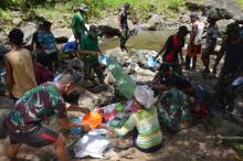 Satgas TMMD Bantu membuka" Surga yang tersebunyi.di desa Rusoh