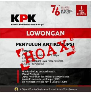 Santer berita KPK jadikan Koruptor sebagai Penyuluh antikorupsi, berikut klarifikasi KPK 