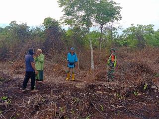 Babinsa Koramil 01 Bengkalis Dan MPA Patroli Rutin Karhutla