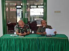 Saat Paparan Persipan Upacara TMMD Reg 105 Tegal, Dandim Tegaskan Anggota Sigap