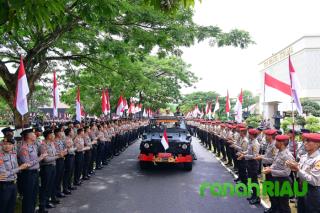 Presiden Prabowo Disambut Meriah di Pembukaan Apel Kasatwil Polri 2024
