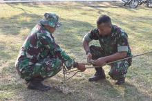 Serunya Tali Temali Pembuatan Tenda BKO TMMD Reg 105 Tegal