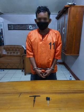 Polsek Mandau Ringkus LN, Diduga Pencuri Sepeda Motor