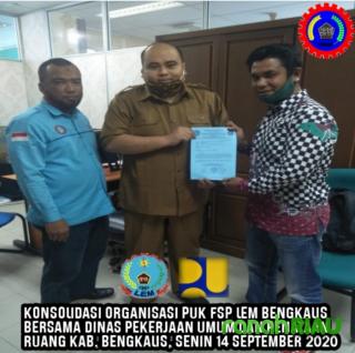 Hadirnya PUK FSP LEM SPSI Bengkalis Bisa Menjadi Mitra Pembangunan Pemkab Bengkalis