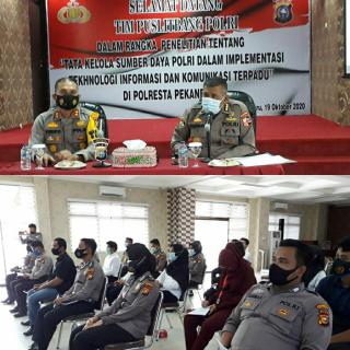 Tim Puslitbang Polri Kunjungi Polresta Pekanbaru