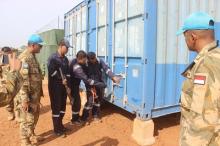 Satgas Indobatt-03 Berhasil Keluarkan Dua Container di Pelabuhan Sudan