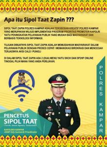 Hadirkan Aplikasi Kam On, Inovasi Polres Kampar ini Kerennn Banget...