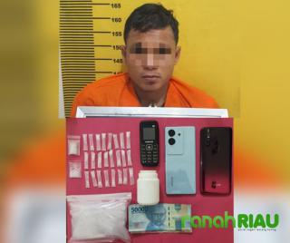 Satnarkoba Polres Bengkalis Ringkus Satu Orang Pengedar Sabu