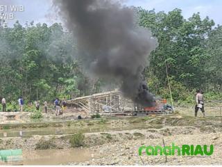 25 Unit Alat Dompeng Dimusnahkan Aparat Polres Kuansing