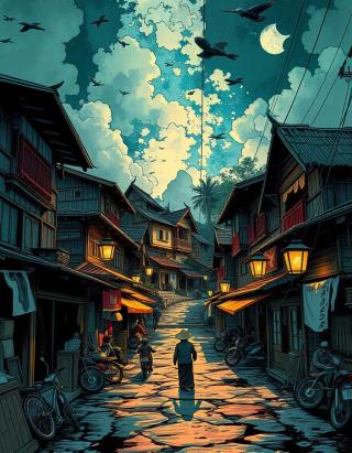 Mohammad Iskandar, Kota Lama Senja Hari