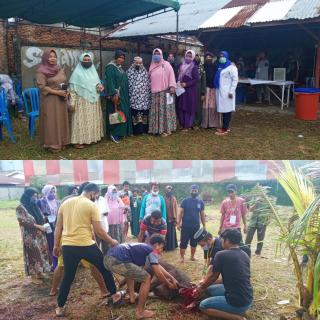 600 Kantong Daging Qurban Kita Distribusikan ke Warga RW 01 Pulau Karomah dan Masyarakat Sekitar