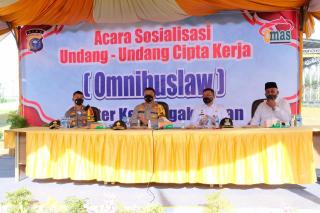 Irjen Pol Agung, Sosialisasi Omnibuslaw Undang-undang Cipta Kerja