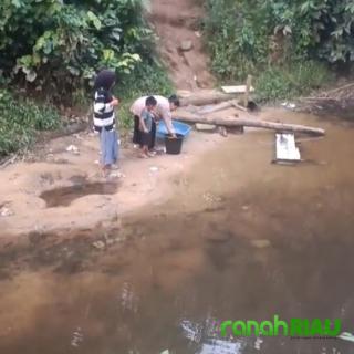 Berulah Lagi! Limbah PT SKA Kembali Meracuni Sungai Batang Karing, Warga Sijunjung Murka