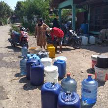 Warga Jatimulya Terima Bantuan Air Bersih