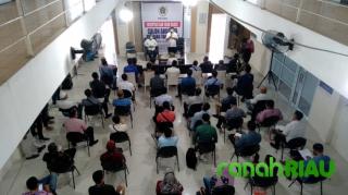 Zulmansyah Resmi Buka Orientasi dan Ujian Masuk Calon Anggota PWI Riau Tahun 2021