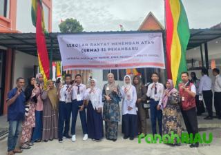 SRMA 31 Pekanbaru Diresmikan, Lima Siswa Asal Bengkalis Miliki Generasi Muda karakter