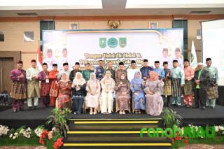 Bupati Rokan Hilir hadiri Agenda Halal Bihalal dan Pelepasan Jemaah Haji 