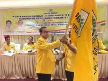 Musdar Mustafa Kembali terpilih Nakhodai DPD Golkar Meranti Periode 2016-2020