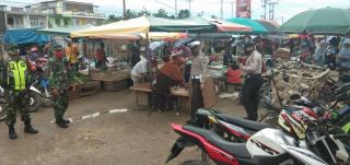 Kompak, Semua Unsur Gugus Tugas Di Inhu Rutin Sosialisasikan New Normal Di Area Publik