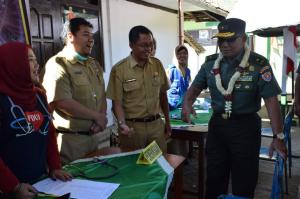  Tim Wasev Mabes TNI, Tinjau Posko Layanan Pengobatan Gratis TMMD
