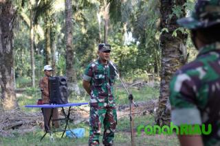 Kegiatan TMMD di Dua Desa Tinggal Finishing, Dandim 0303 Bengkalis Ucapkan Terima Kasih