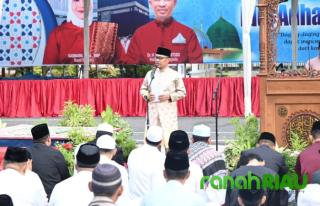 Wabup Bengkalis Ajak Masyarakat Eratkan Ukhuwah dan Keikhlasan Berkurban