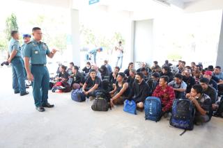 Kesiapsiagaan TNI AL, Lanal Dumai Amankan 40 PMI Non Prosedural dari Malaysia