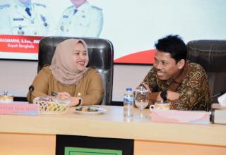 Kunker ke Bengkalis, Bupati Sambut Kedatangan Kepala BPK Provinsi Riau