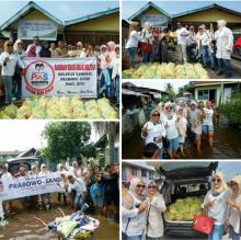 Barisan Emak-Emak Militan Prabowo-Sandi Peduli Terhadap Korban Banjir di Riau
