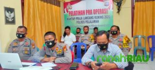 Kapolsek Ukui ikut Pelatihan Pra Ops mantap Praja Lancang kuning