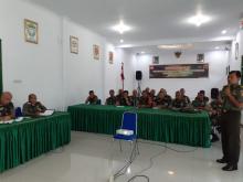  Jajaran Danramill Ikuti Paparan Koordinator TMMD Reg 105 Tegal