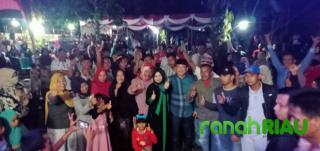 Bukti Dicintai Masyarakat, H. Halim Disambut Lautan Manusia di Perhentian Luas