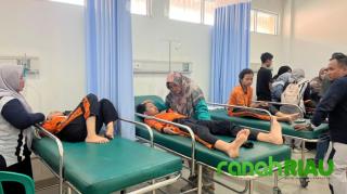 Lantai Dua Tangsi Belanda Siak Ambruk, 17 Orang Luka saat Wisata Edukasi