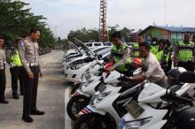 Pengamanan Jelang Idul Adha, Sat Lantas Pekanbaru Lakukan Cipta Kondisi