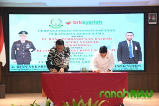 Wujudkan Tata Kelola Perusahaan yang Baik, BRK Syariah Teken PKS dengan Kejaksaan di Kepri