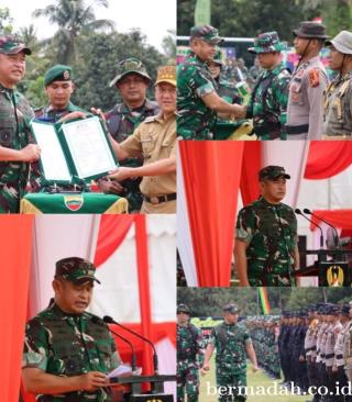 TMMD 121 Resmi ditutup, KASAD Jendral Maruli Simanjuntak bawa Pesan Semangat Gotong Royong