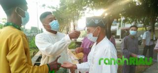 Sholat Eid 1442 H di Masjid Al-Falah Desa Senggoro, Samsul Zahir, SE : perketat Pengawasan Prokes