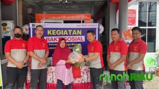 Lapas Kelas IIA Bengkalis Bagikan Bansos Kepada Keluarga Warga Binaan