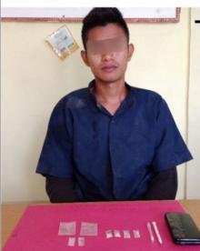 Tuh Kan, Akibat Narkoba Pria Muda Ini Kena Ciduk Polisi...
