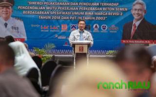 Sekda Provinsi Riau tegaskan Komitmen untuk Pembangunan Jalan dengan dibarengi Kualitas
