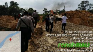 10 Unit Dompeng Dimusnahkan Polsek Kuantan Mudik